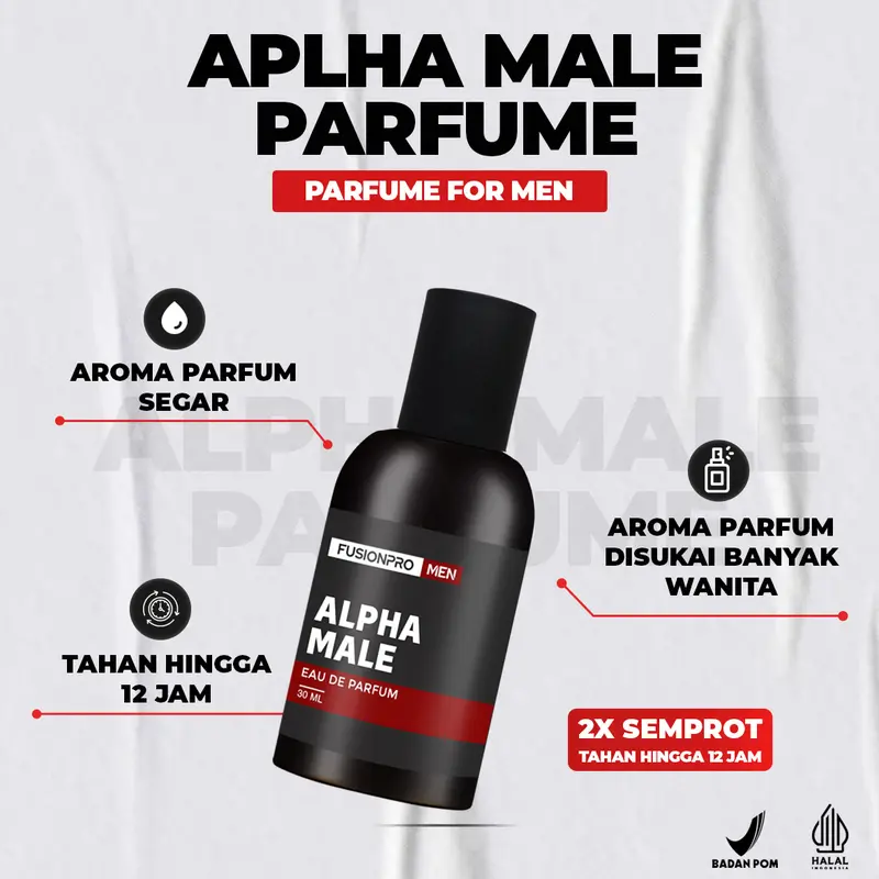 Parfum Alpha Male Eau De Perfum - Parfum Pria Wangi Cowok Banget - FUSIONPRO MEN 4