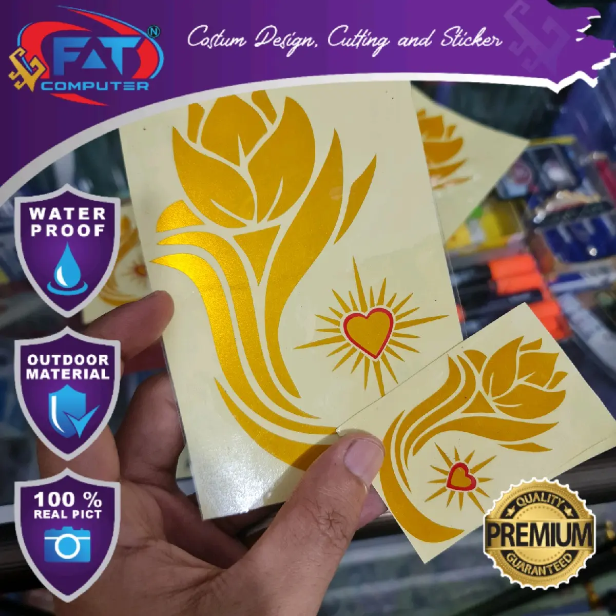 Stiker Cutting Terate Emas PSHT 1922