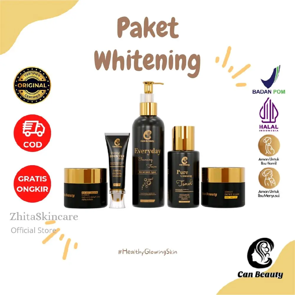 PAKET WHITENING CAN BEAUTY SKINCARE
