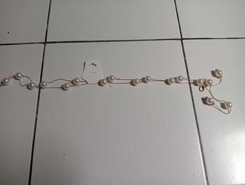 Product Review of Belt Rantai Mutiara Gold Gesper Fashion Wanita Silver Ikat Pinggang Gamis Rantai Model Kait from E**d 0