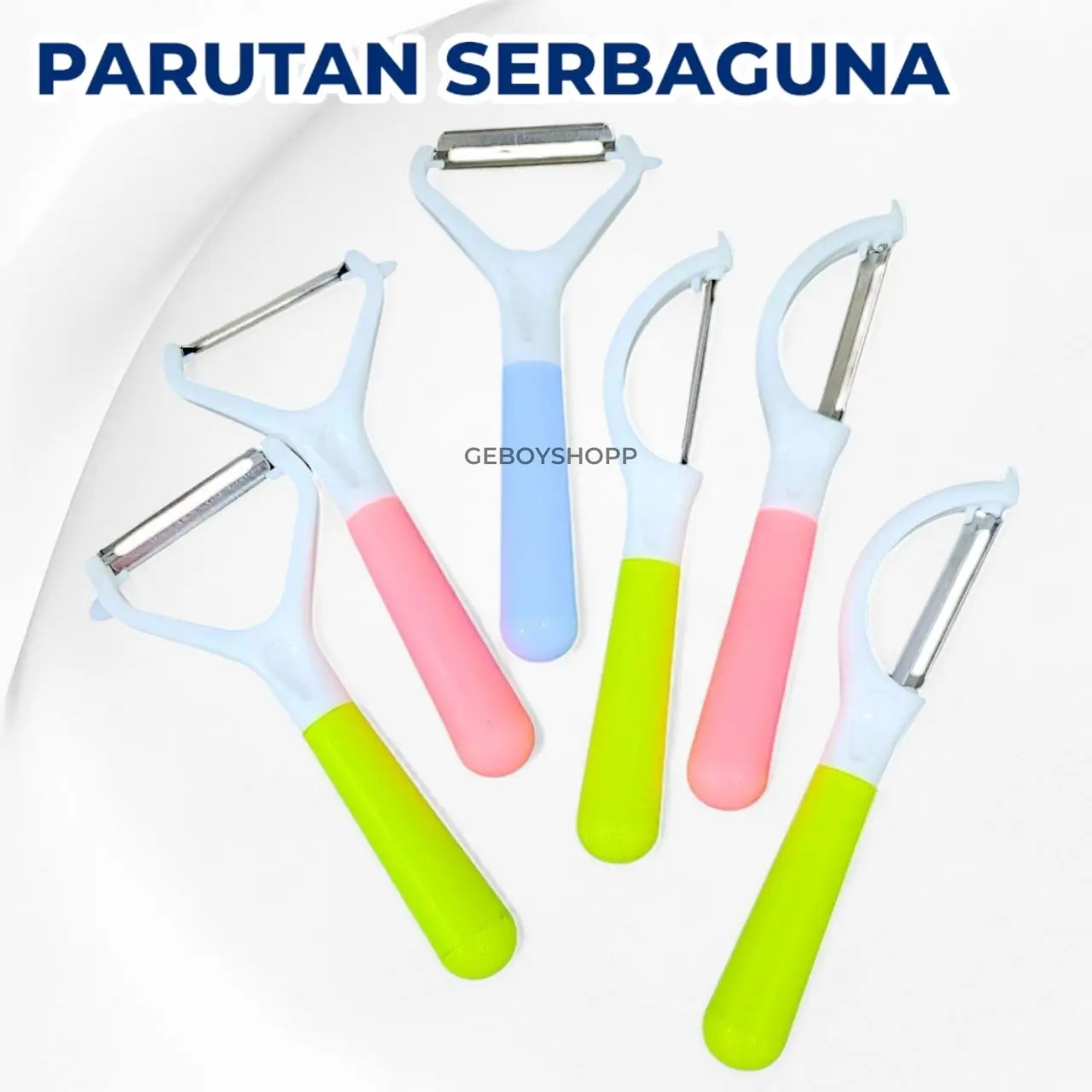 Alat Pengupas Buah / Peeler / Parutan Pengupas Buah Gagang Warna