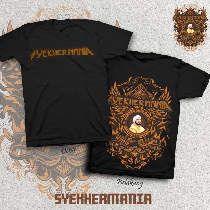 KAOS SYEKHER MANIA atasan pria/wanita dewasa Katun Combed premium bahan adem dan halus 2