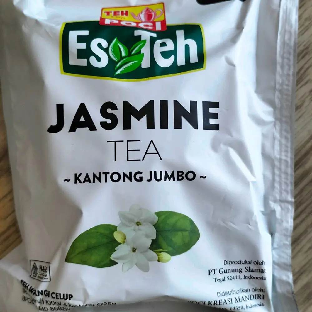 Teh poci jasmine jumbo 1 pcs isi 4 kantong