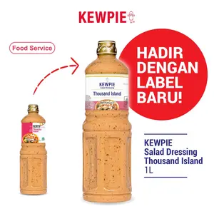 Kewpie THOUSAND ISLAND 1 Liter Salad Dressing Saus Siram 1 L