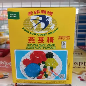 Swallow Globe Brand Tepung Agar-Agar Powder 7g Tinggi Serat Rumput Laut Halal