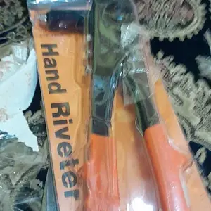 Tang Rivet Alumunium Tembakan Gun Stang Rifet Ripet Besi Baja Ringan Hollow Knalpot + Paku Rivet a