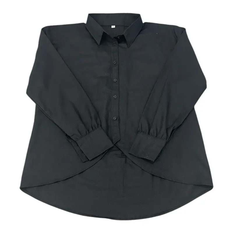 Tiffany Linen Shirt Oversize - Kemeja Basic Linen Atasan wanita Casual Korean style Formal - Baju kerja wanita Busui Friendly 1
