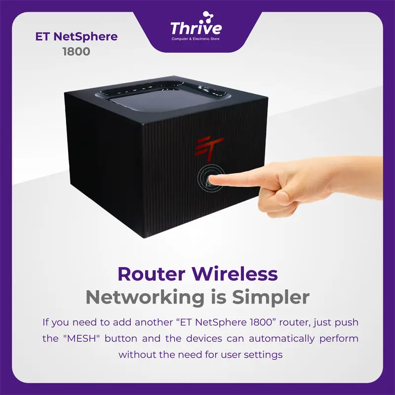 ET NetSphere 1800 - Whole Home Mesh Wi-Fi System 3