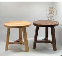 Ghế Đẩu Mặt Tròn Quán Cafe Sân Vườn Dùng Nhiều