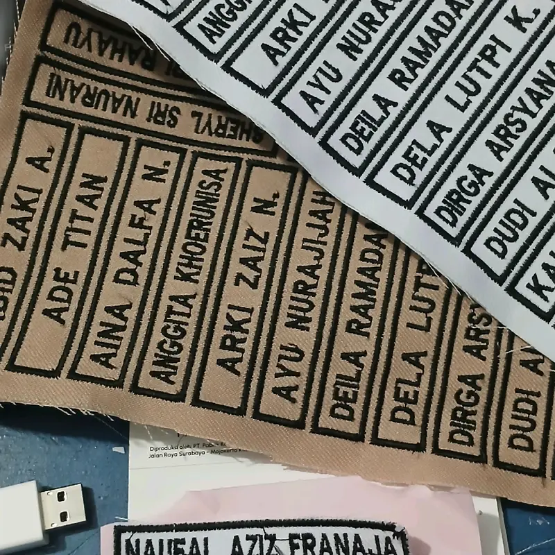Nama Siswa Bordir Custom untuk Sekolah TK SD SMP SMA dan Umum - Stationery 0