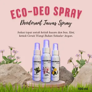 Tawas Spray Deodorant Spray (ECO DEO) Atasi Tubuh Bau Ketiak