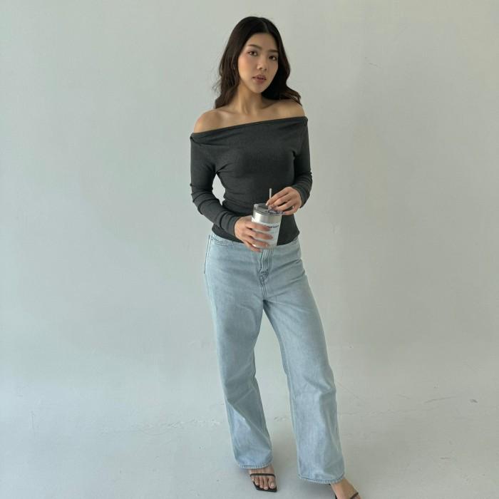 February Top | Atasan Knit Wanita Korean Top Baju Knit Wanita 3
