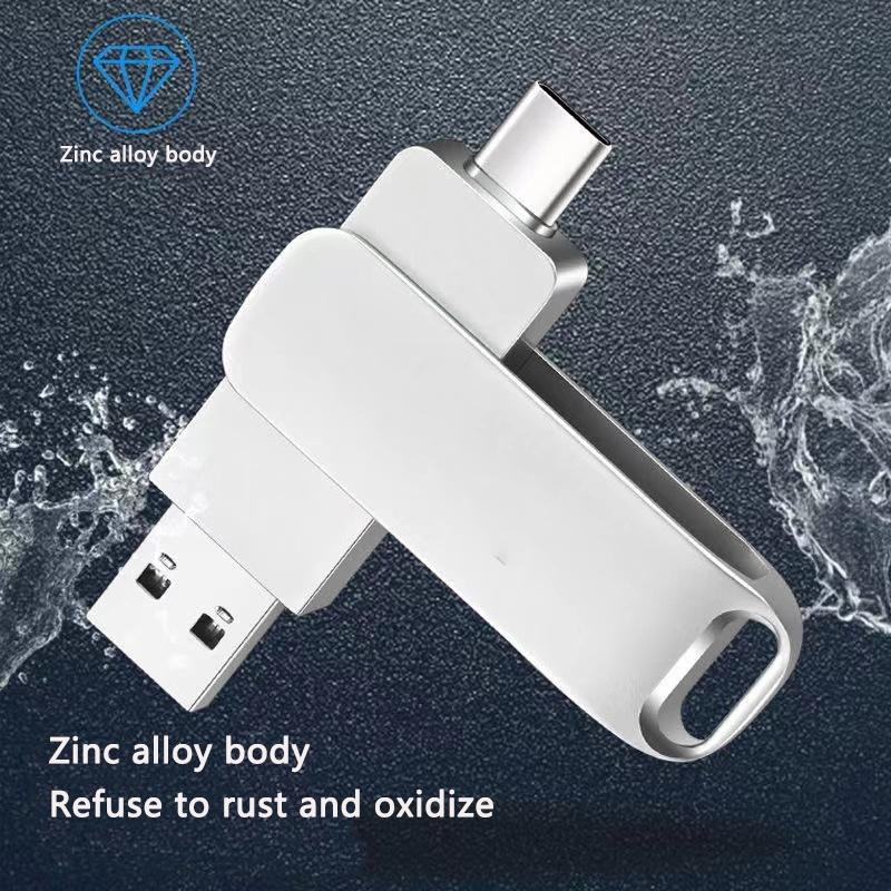 Product Introduction of TYPEC Flashdisk OTG USB 3in1 Kecepatan Tinggi Driver Flash Logam USB 256gb 512gb 1tb 2tb USB Flash Drive Untuk Hp/Komputer Android Dan Perangkat Lainnya Storage 3