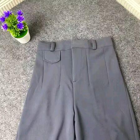 Oro Pants Celana Kulot Highwaist Loose Pants Trousers Celana Kulot Wanita Anti Kusut Knit Premium Celana Kerja 3