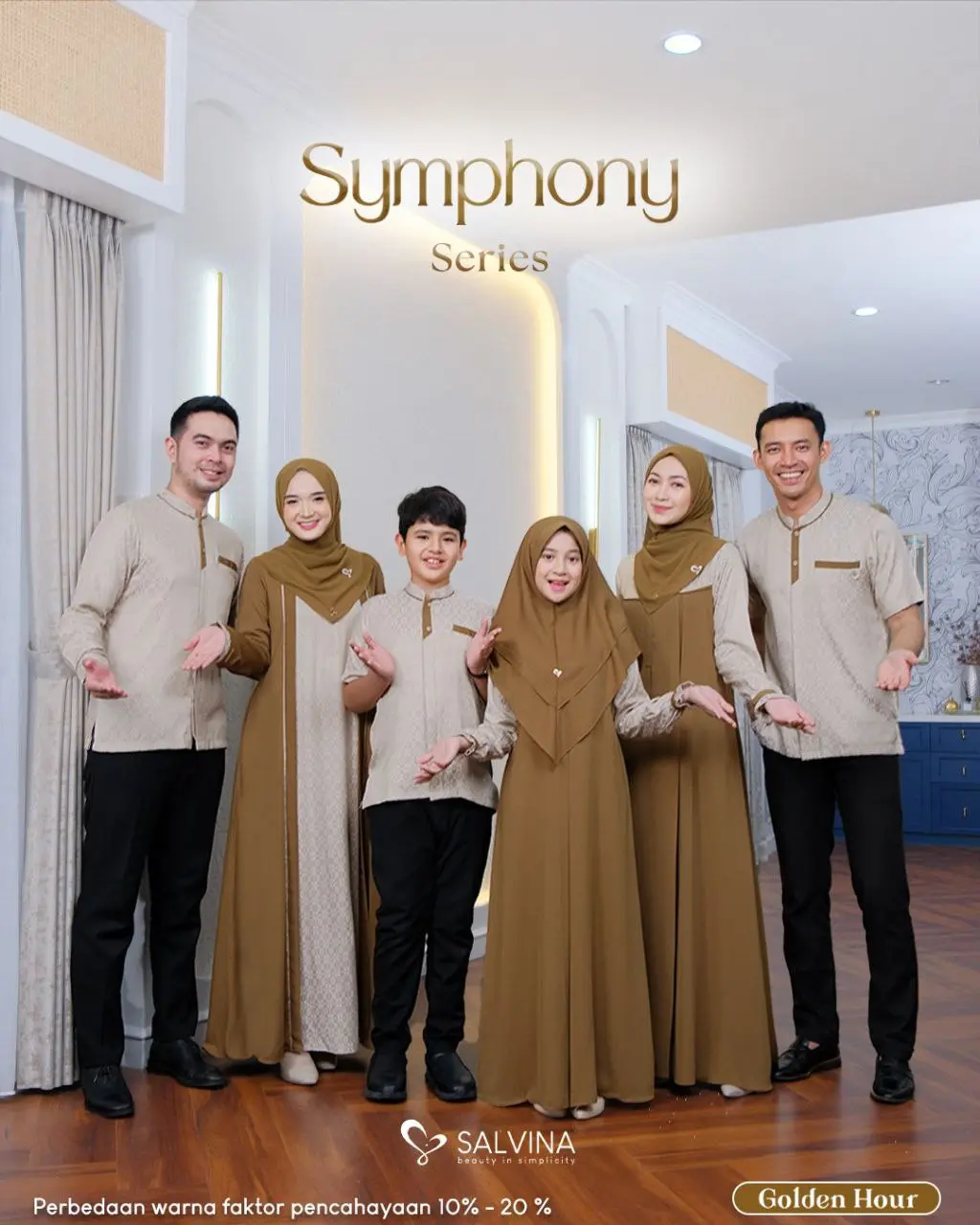 New shymphoni series original salvina hijab,gamis keluarga gamis coupel Couple Muslim