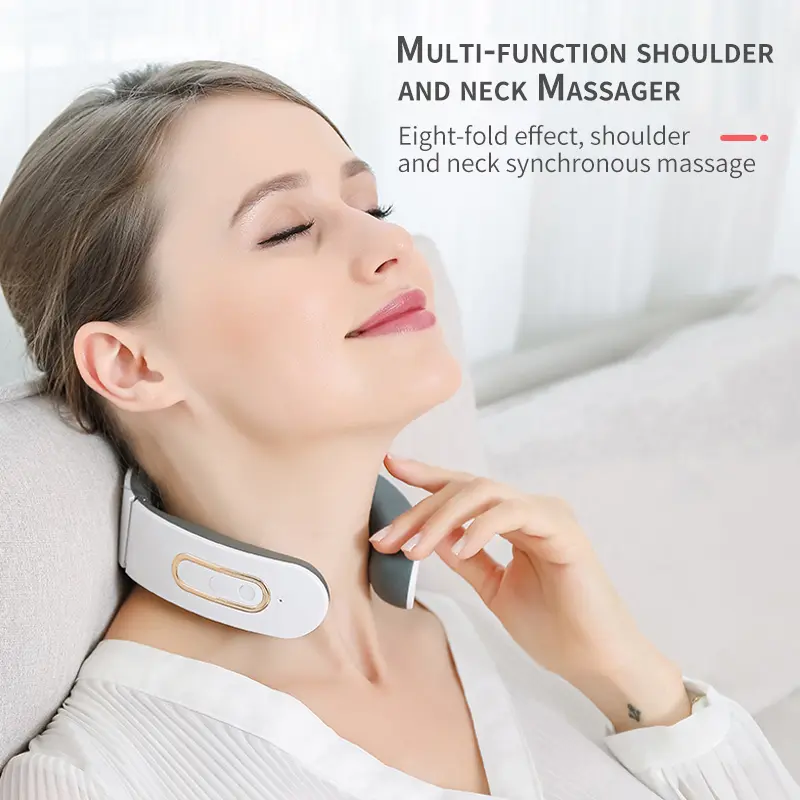 Máy mát xa cổ và vai bằng điện Máy mát xa cổ và vai thông minh Home may  massage may  massage mat x mat x dai massage