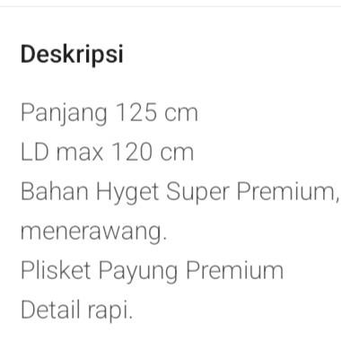 Gamis Plisket - Dress Maxy Plisket premium