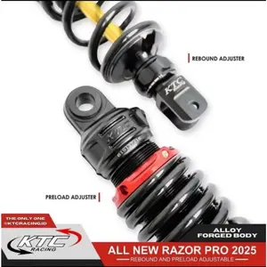 shok Matic KTC Razor pro prod New clik rebound fungsi ukuran 340mm // 325mm //300Mm single shok Motorcycle