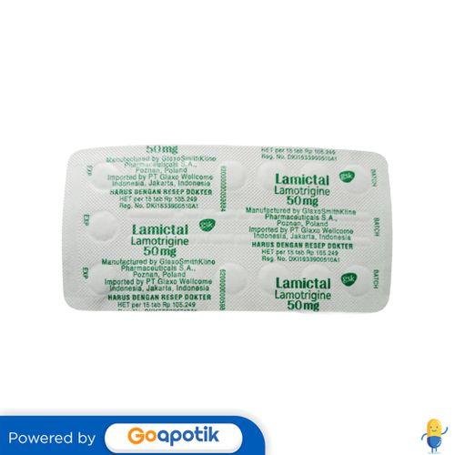 LAMICTAL 50 MG STRIP 15 TABLET