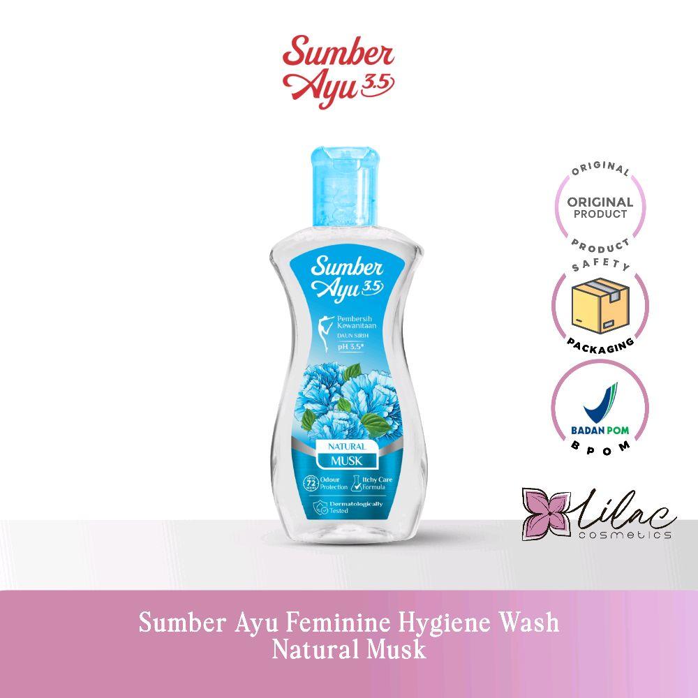 Sumber Ayu Feminine Hygiene Wash Natural Musk Perawatan Keputihan Kewanitaan Cairan Wangi Gatal - 50 ml