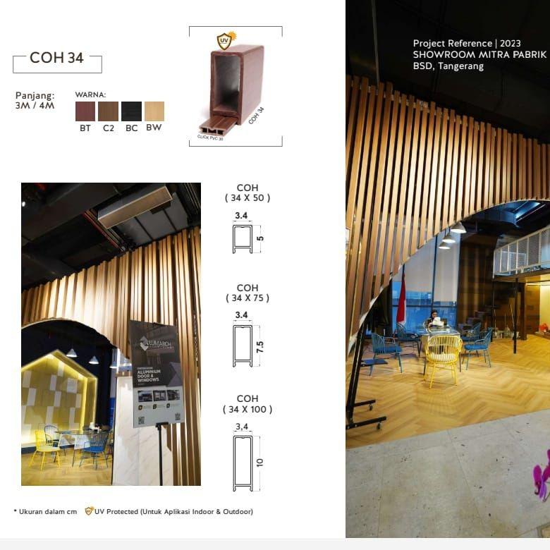 CLICK ON HOLLOW WPC DUMA 34X50 34X75 34X100 0