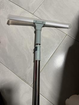 Product Review of [SG Stock]52cm Silicone Floor Scraper Wiper Extendable Broom Magic Broom Bathroom Wiper Glass Sweeping Hair Retractable from a**y 0