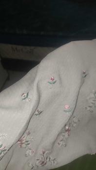 Product Review of Hijab Segi Empat Potton Star Tassel Bordir Bunga Sakura from i**a 0