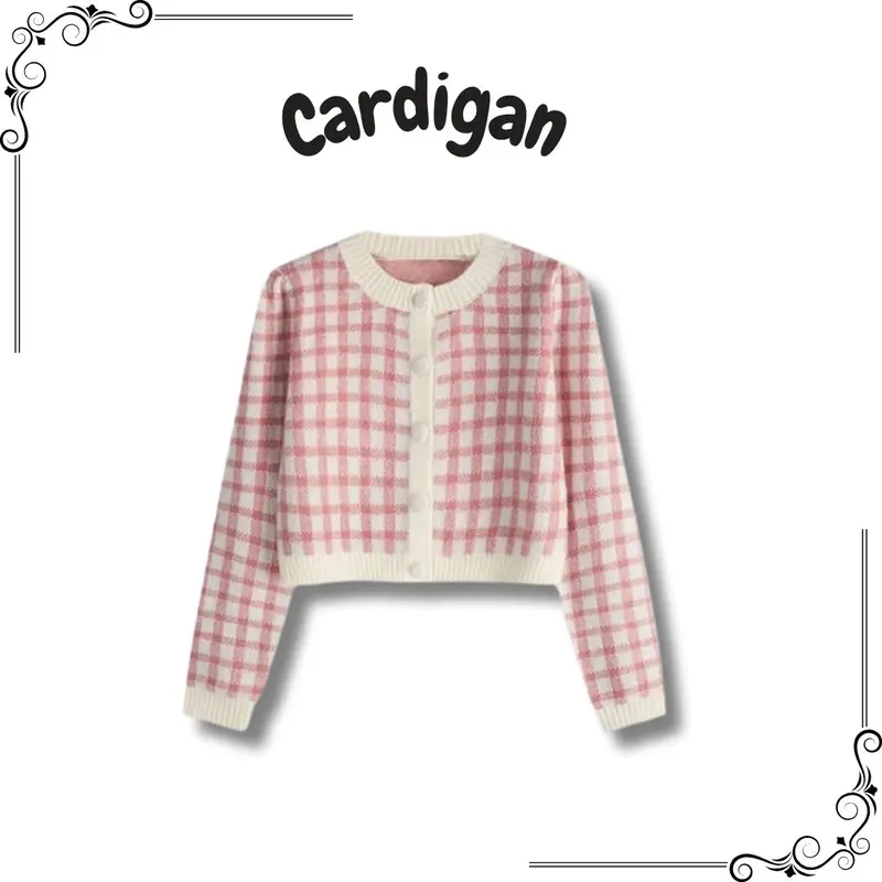 Atasan Ootd Korean Style | 3in1 One set | Outfit Remaja Kekinian Korea | Setelan Wanita Cardigan Rok Span Jilbab-Nn040 3