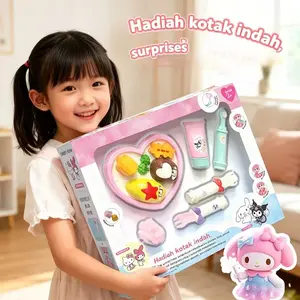 Mainan memberi makan anak - simulasi memberi makan makanan realistis hadiah ulang tahun untuk anak perempuan yang bermain rumah-rumahan