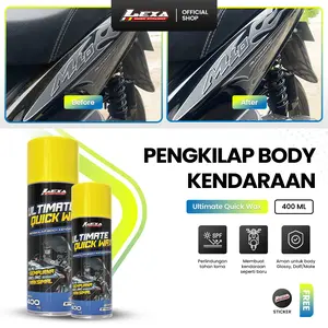 LEXA Ultimate Quick Wax | Pengkilap Body Motor Mobil Cat Glossy Doff Shine Sealant Anti Baret Wax Paint Semi Coating 400ml Car