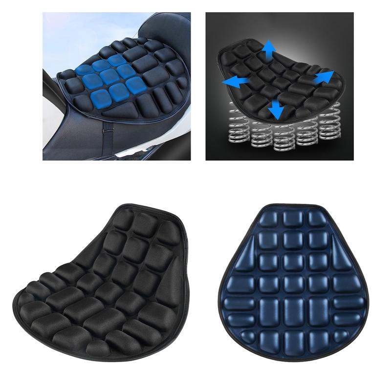 Product Introduction of Xe Máy 3D Ghế Pad 3D Đa Năng Hấp Thụ Sốc Yên Xe Miếng Lót Thoải Mái Thoải Mái Thoáng Khí Gối Cho Lưu Diễn Đi Xe 12