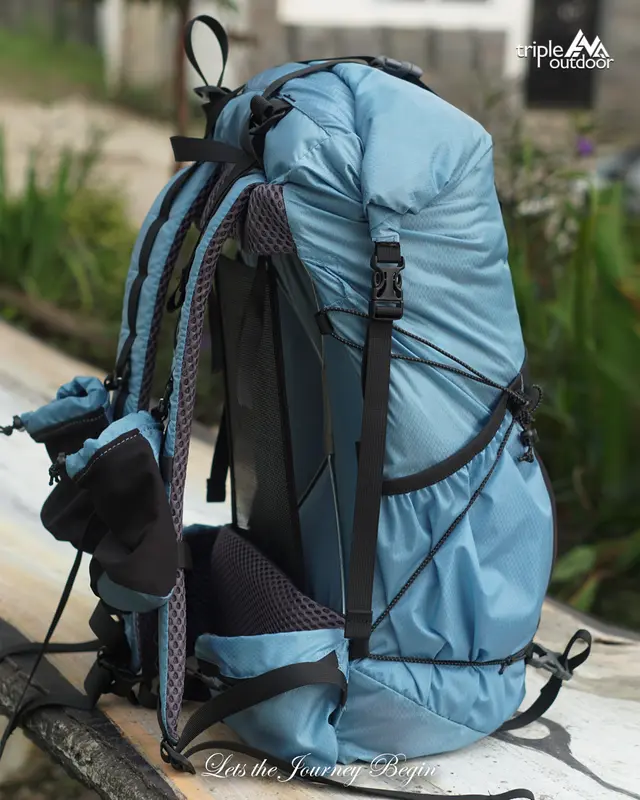 LARANTUKA GEAR 5 - Backpack FRAME ANTI GRAVITY , BACKPACK ULTRALIGHT, BACKPACK GUNUNG 30L Backpack ULTRALIGHT LARANTUKA TRIPLE OUTDOOR 7