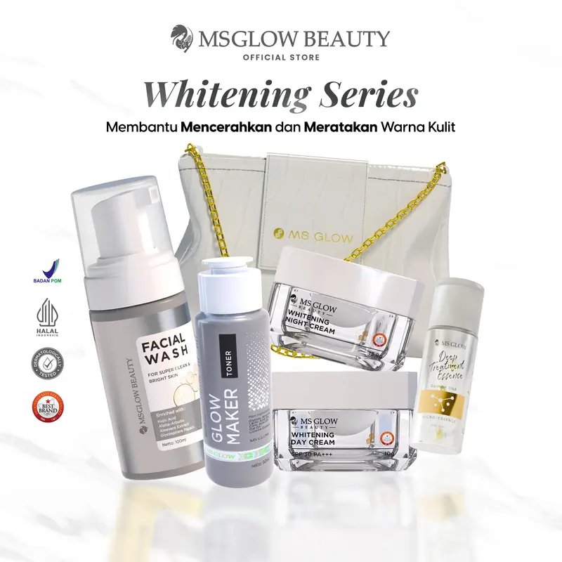 [6.6 SALE] FREE DTE Mini 30ML Hadiah Terbatas/Hari] MS GLOW - PAKET WAJAH Facial Mencerahkan Kusam Memudarkan flex 6