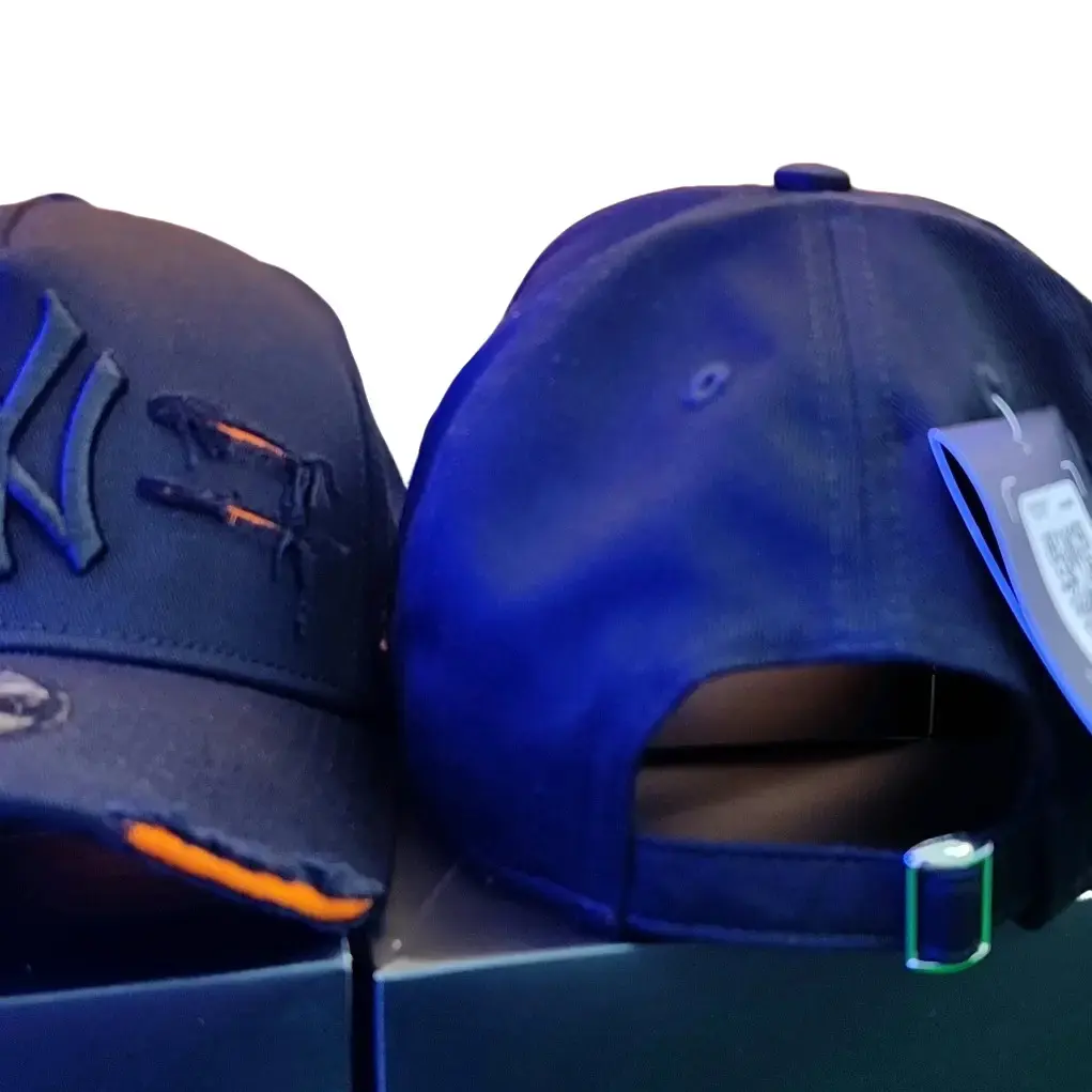 Topi Model sobek sobek baseball kece pria wanita udjustable Outfit