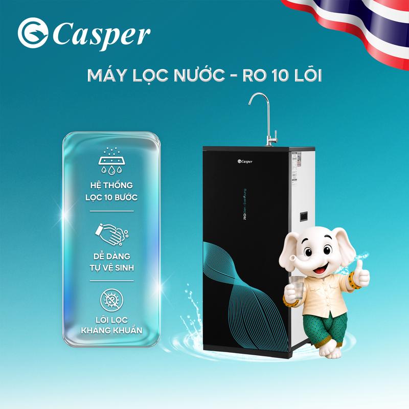 Máy lọc nước RO Casper WR-E6V1 - 10 lõi 10 cấp lọc, Uống tại vòi