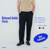 Gambar KOZE RELAXED ANKLE PANTS ALL COLOR - Celana Panjang Ankle Fit Rileks Semua Warna - BLACK, M dari koze shop Kota Administrasi Jakarta Timur 1 Tokopedia