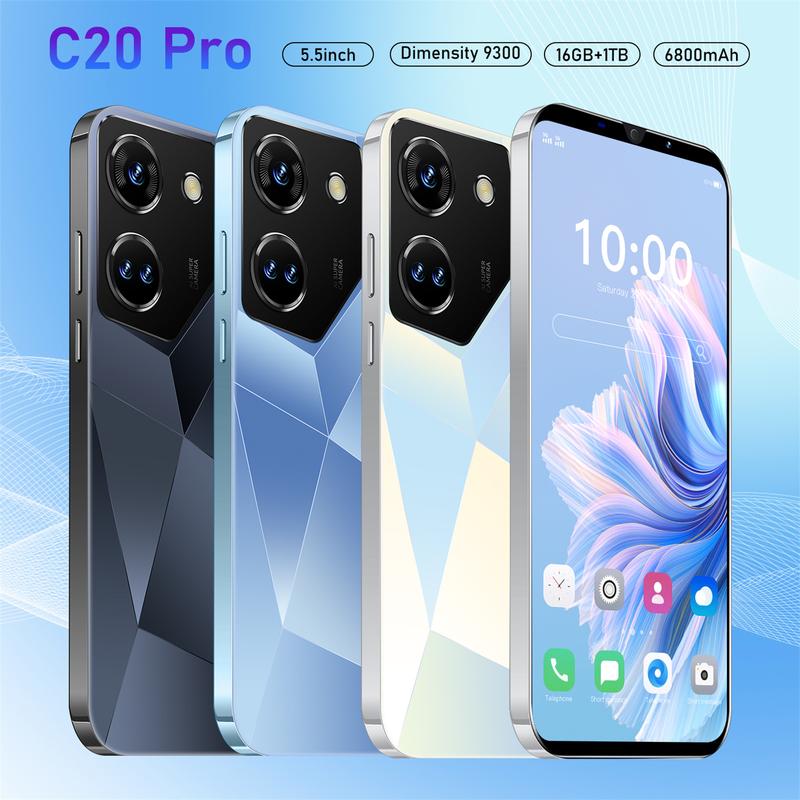 Product Introduction of New 5.5-Inch C20pro Mobile Phone 16+1TB Android Smartphones 0