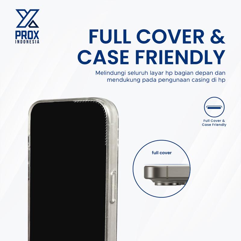 PROX Tempered Glass Anti Spy Full Cover Privacy - Compatible For Samsung 8