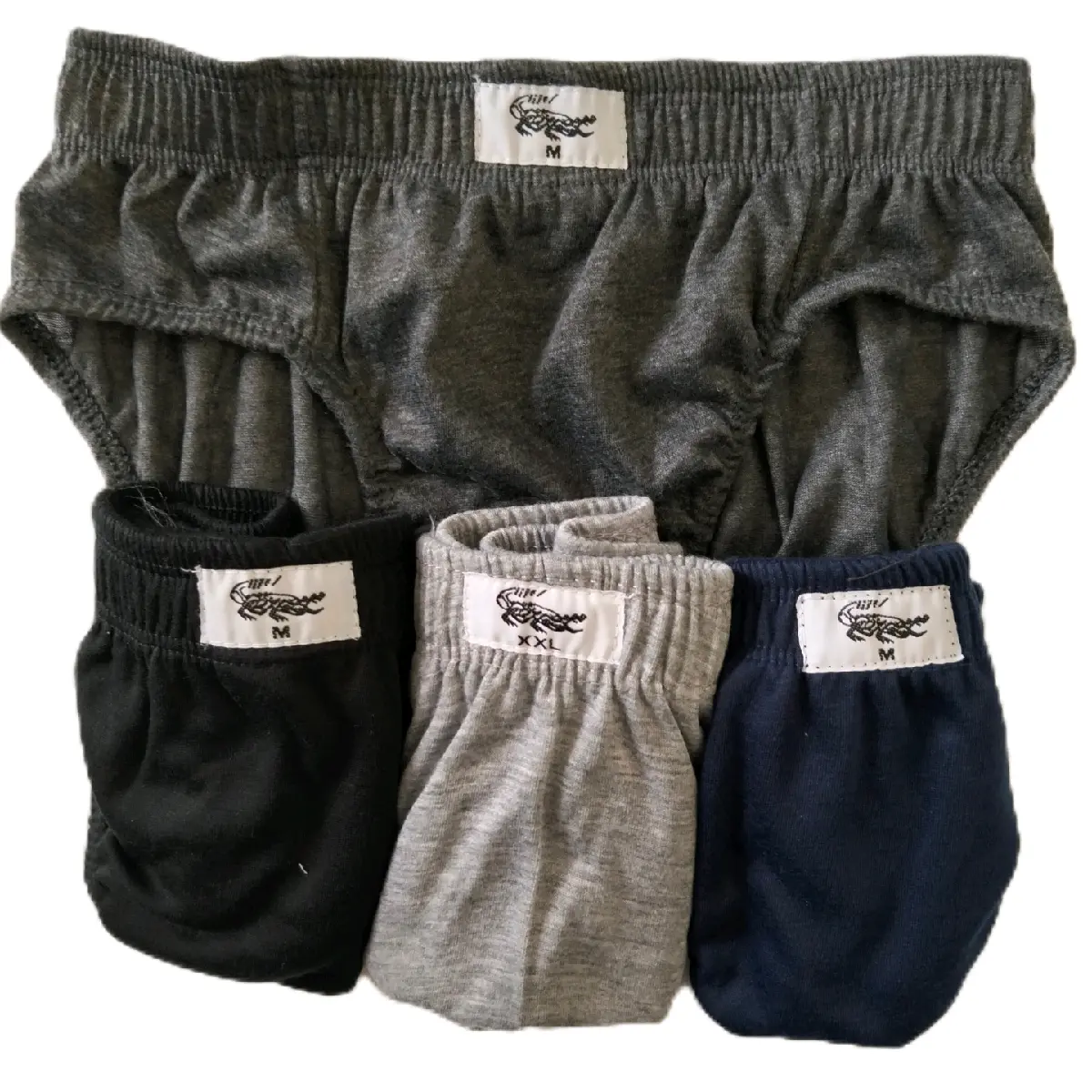 COD 6 pcs celana dalam pria crocodile/buaya /dalaman pria bahan 100% katun remaja dan dewasa Cowok Hitam Nyaman Lembut kolor pria