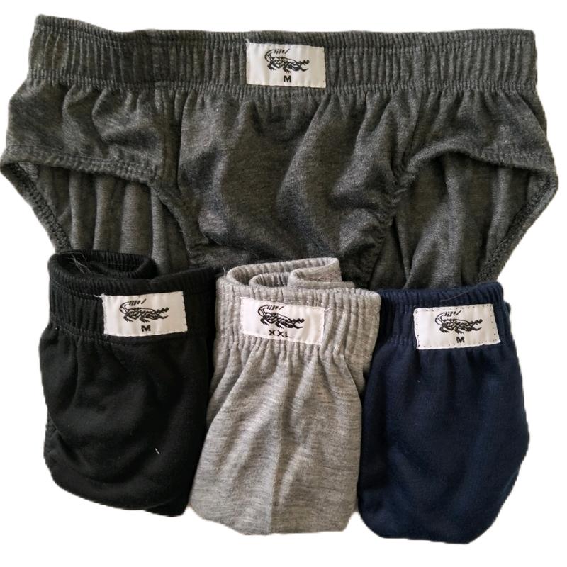 COD 6 pcs celana dalam pria crocodile/buaya /dalaman pria bahan 100% katun remaja dan dewasa Cowok Hitam Nyaman Lembut kolor pria 0