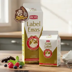 RICH'S GOLD LABEL WHIPPING CREAM KEMASAN 907 GR , 500 GR