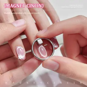 Alat Magnet Nail Art Viral – Efek Cat Eye Hollow dalam 3 Detik, Magnet Cincin Kuat Model Baru, Alat Bantu untuk Pemula