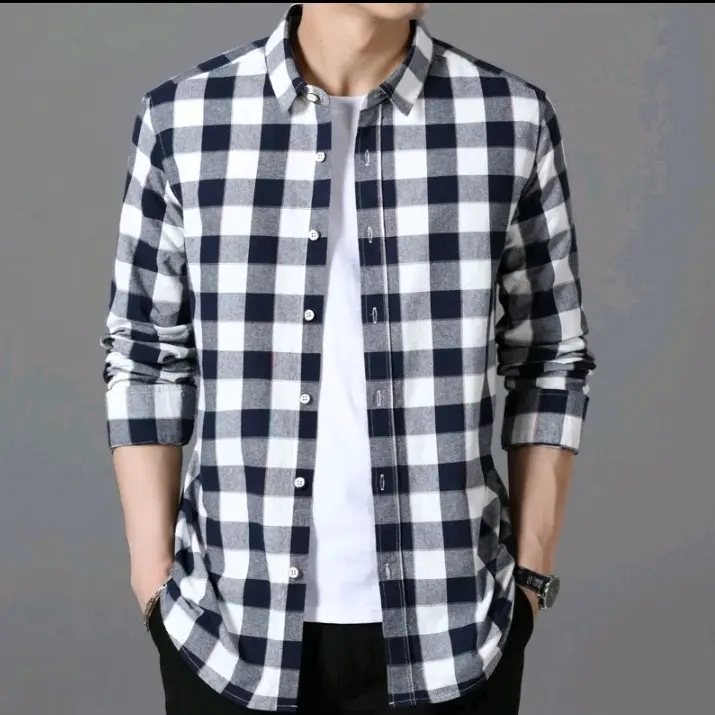 PROMO KEMEJA FLANEL LENGAN PANJANG HIGH QUALITY PREMIUM ORIGINAL BRAND UNISEX (PRIA & WANITA) UK M L XL Formal Lembut Nyaman Santai Kotak catur Distro Casual Motif baju kotak kotak pria kemeja  anak kemeja flanel formal baju hems  lengan panjang Keren 2
