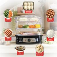 Gambar IDEALIFE - Food Steamer – Pengkukus Makanan - IL–114C (3 Layer) dari IDEALIFE ONLINE STORE Kota Administrasi Jakarta Utara 5 Tokopedia
