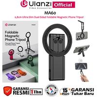 Gambar ULANZI MA60 Mini Magnetic Tripod Handphone – Tripod Meja Portable Aluminium untuk iPhone, bisa jadi selfie stick & tripod konten kreator, cocok untuk desk setup kerja/belajar - Black dari Matrix Camera Kota Administrasi Jakarta Barat 1 Tokopedia