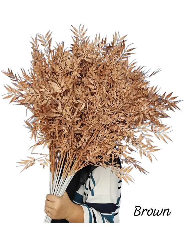 Daun Plastik Milan Bambu Premium Artificial/ Daun Milan Import/ Daun Dekorasi Hiasan 3