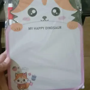 Papan Tulis Belajar Edukasi Anak Karakter Whiteboard Mini Toys Free Spidol Bisa Dihapus HM033 - XOBOX