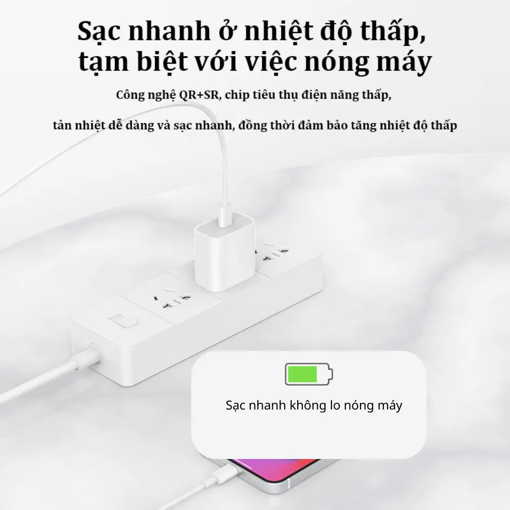 【Bộ sạc nhanh PD30W】Củ sạc nhanh+Dây sạc nhanh 1m，Type C to Light，Chip gốc nguyên tem，Sạc nhanh với nhiệt độ thấp，có thể sạc được 60% trong vòng 30 phút，Cho Tất cả các thiết bị trên thị trường, bao gồm cả điện thoại di động/máy tính bảng | BigBuy360 - bigbuy360.vn