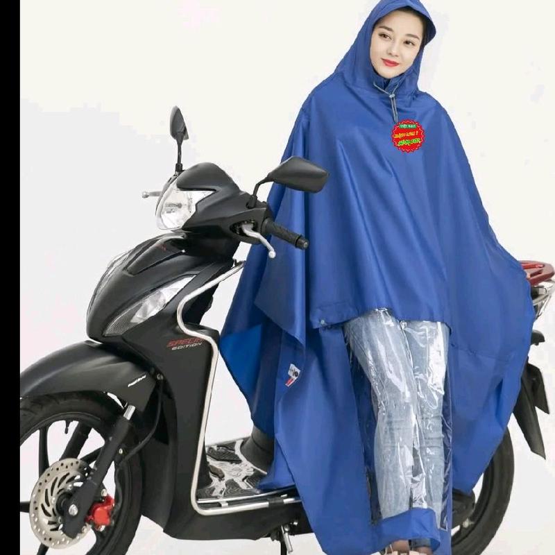 áo mưa choàng đi xe máy- áo mưa ích kỷ cao cấp vải tổ ong siêu chống thấm