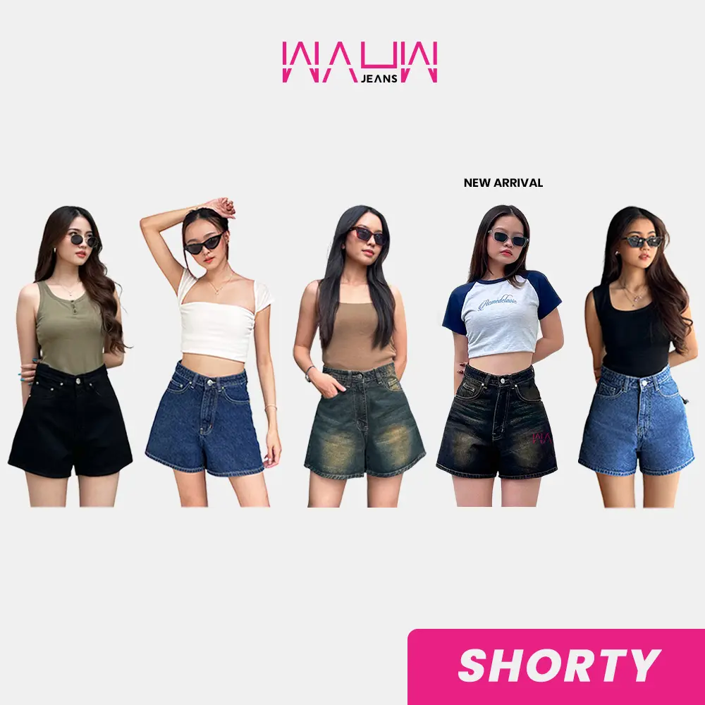 WAUW - SHORTY Highwaist Short Jeans Cat. 1